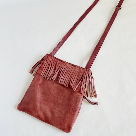 latico Handbags - latico NJ USA Crossbody Bag Pink Leather Pre-owned